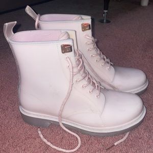 Michael Kors blush pink boots